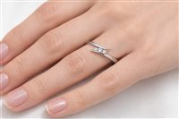 Ring Idee Preziose dal 1987 Woman in White Gold Diamante 0.08 Ct IP.AK18B/38D - IP.AK18B/38D